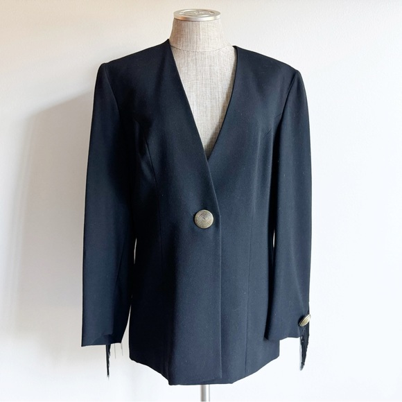 Fabulous Vintage Givenchy Fringed Jacket - Picture 5 of 14